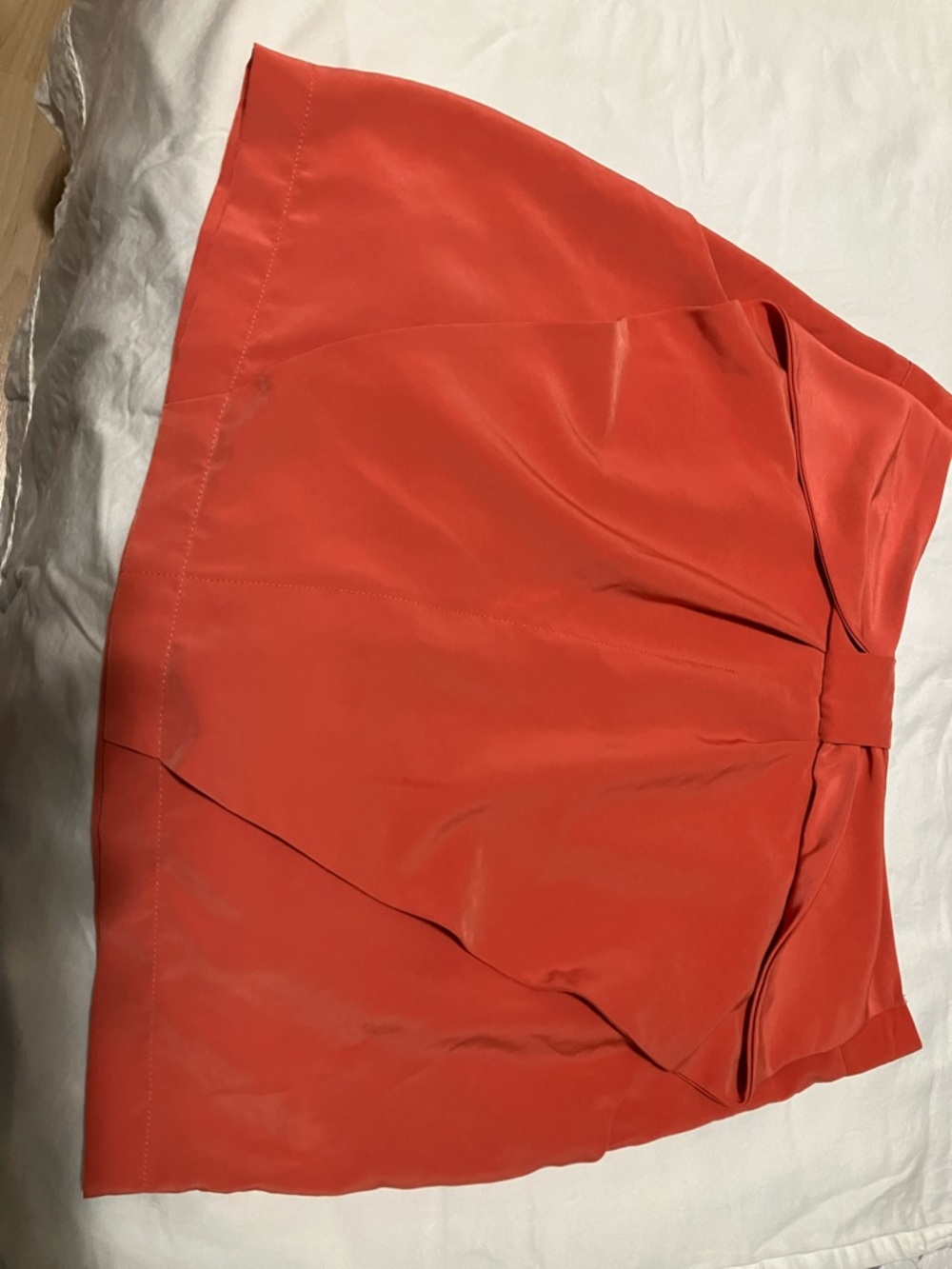 H&M Coral Bow-Front Mini Skirt - Picture 4 of 5
